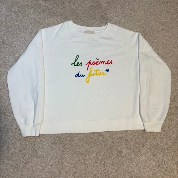 Sézane x JCC Castelbajac Les Poèmes du Futur sweatshirt - Picture 2 of 14
